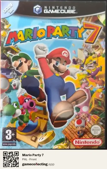 Mario Party 7 Nintendo GameCube, PAL box front