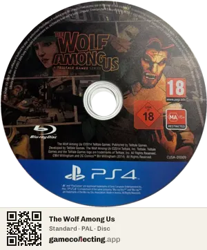 The Wolf Among Us PlayStation 4, PAL disc