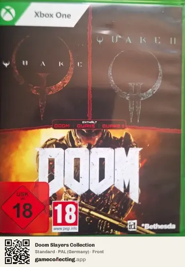 Doom Slayers Collection Xbox One, Germany box front