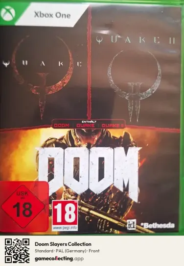 Doom Slayers Collection Xbox One, Germany box front