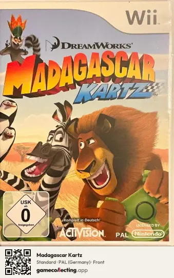 Madagascar Kartz Nintendo Wii, Germany box front