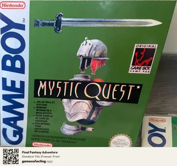 Final Fantasy Adventure Game Boy, France box front