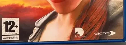 Lara Croft Tomb Raider: Legend, the PEGI square on its front