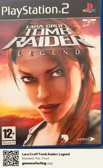 Lara Croft Tomb Raider: Legend PlayStation 2, PAL box front