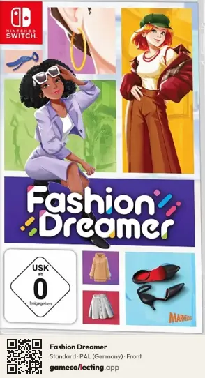 Fashion Dreamer Nintendo Switch, Germany box front