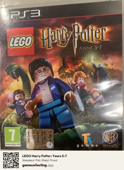 LEGO Harry Potter: Years 5-7 PlayStation 3, Italy box front