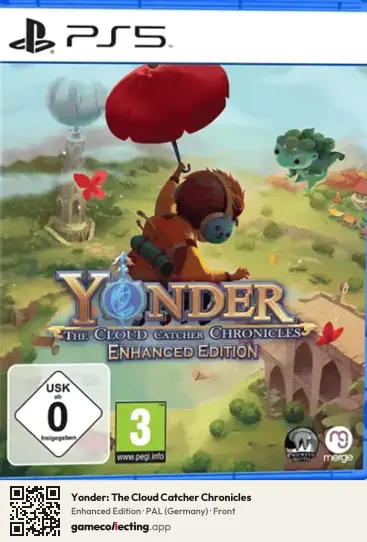 Yonder: The Cloud Catcher Chronicles PlayStation 5, Germany box front