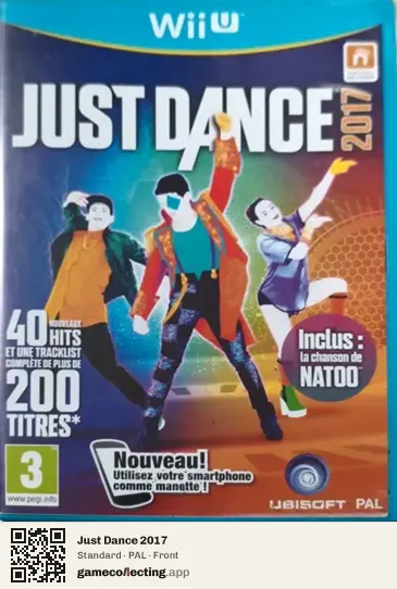 Just Dance 2017 Nintendo Wii U, PAL box front