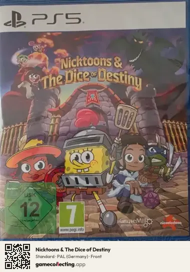 Nicktoons & The Dice of Destiny PlayStation 5, Germany box front