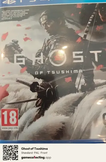 Ghost of Tsushima PlayStation 4, PAL box front