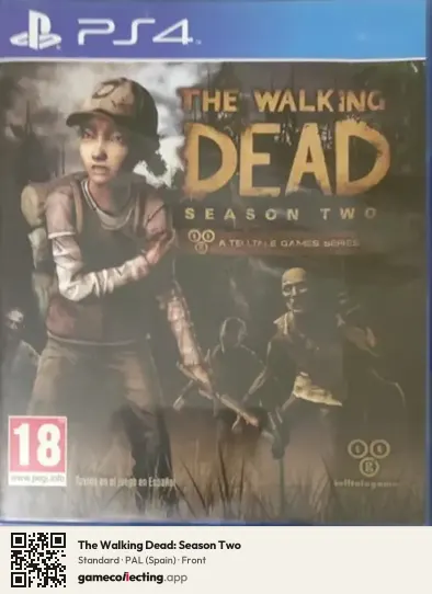 The Walking Dead: Season Two PlayStation 4, Spain box front