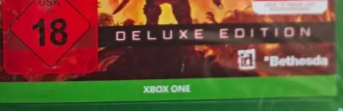 Doom Eternal, the USK square on its front