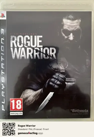 Rogue Warrior PlayStation 3, France box front