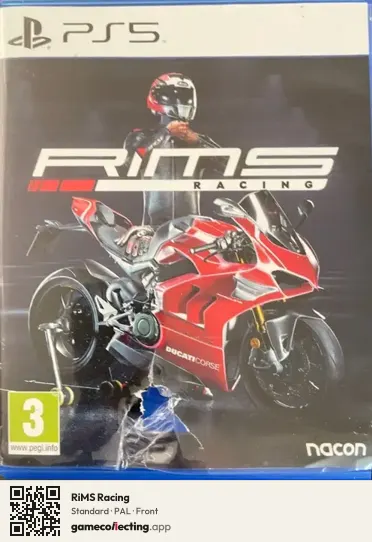 RiMS Racing PlayStation 5, PAL box front