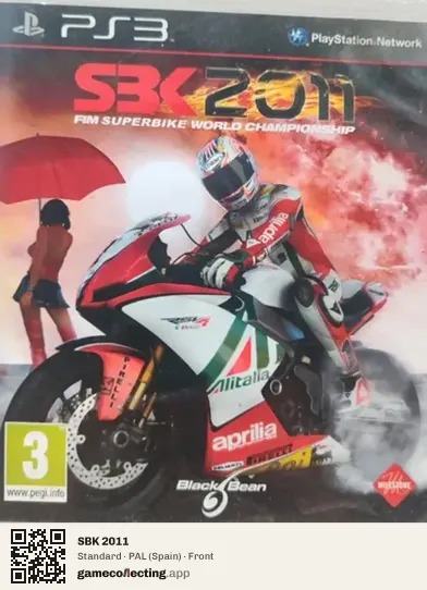 SBK 2011 PlayStation 3, Spain box front