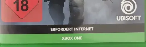 Tom Clancy's Ghost Recon Breakpoint, the USK square on its front