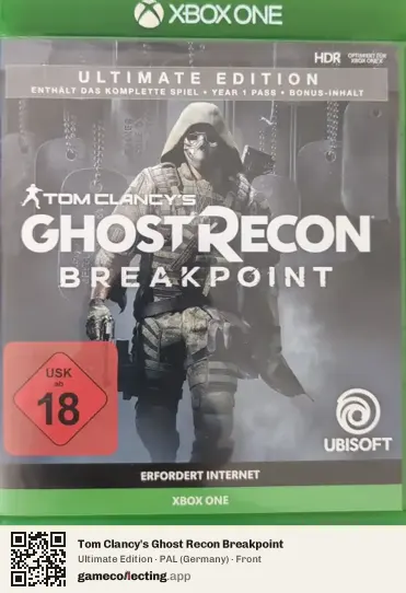 Tom Clancy's Ghost Recon Breakpoint Xbox One, Germany box front