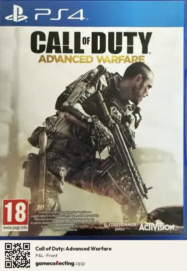 Call of Duty: Advanced Warfare PlayStation 4, PAL box front
