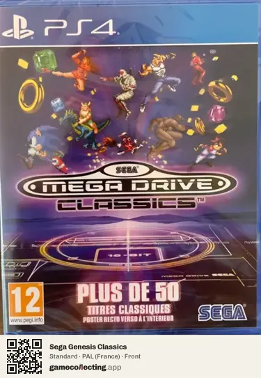 Sega Genesis Classics PlayStation 4, France box front