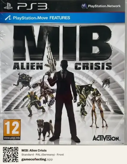 MIB: Alien Crisis PlayStation 3, Germany box front