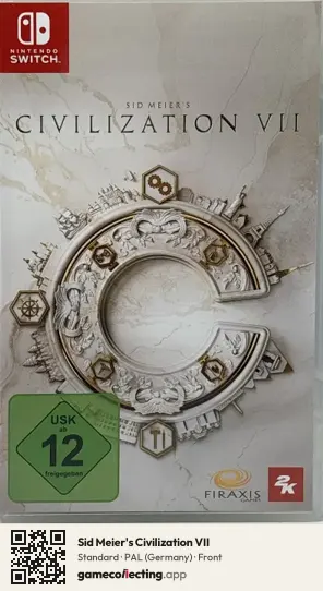 Sid Meier's Civilization VII Nintendo Switch, Germany box front