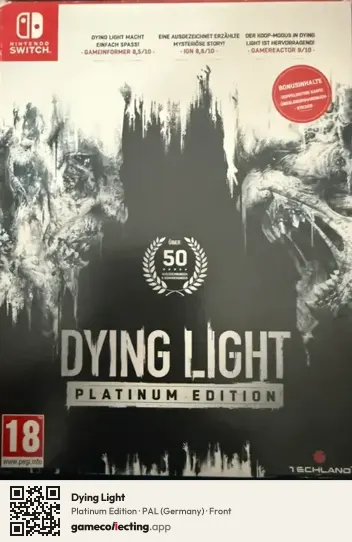 Dying Light Nintendo Switch, Germany box front