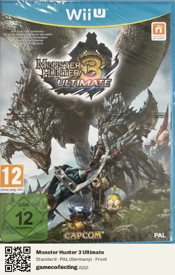 Monster Hunter 3 Ultimate Nintendo Wii U, Germany box front