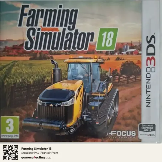 Farming Simulator 18 Nintendo 3DS, France box front