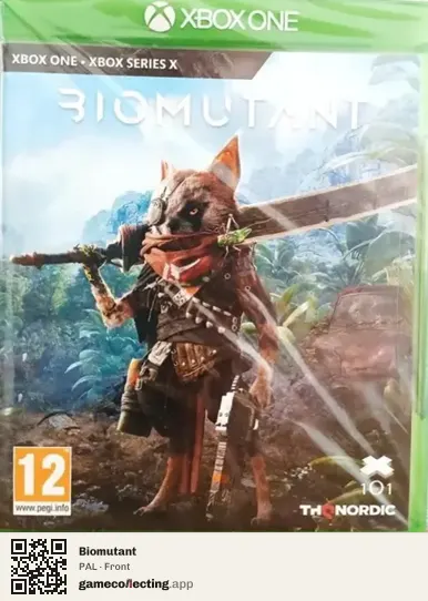 Biomutant Xbox One, PAL box front
