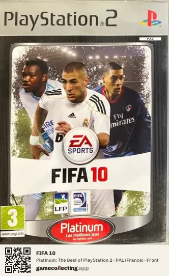 FIFA 10 PlayStation 2, France box front
