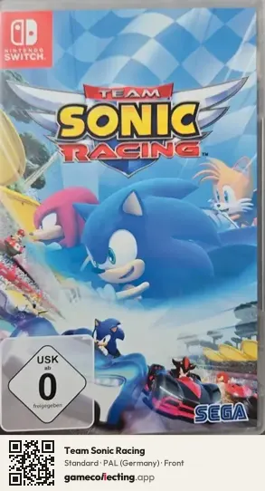 Team Sonic Racing Nintendo Switch, Germany box front