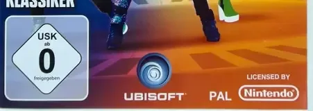 Just Dance 2017, the USK square on its front