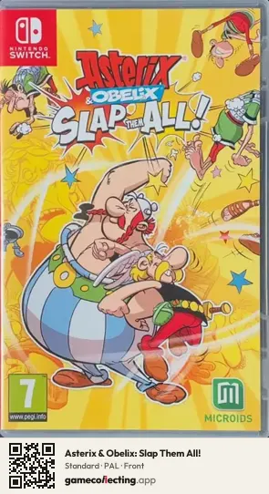 Asterix & Obelix: Slap Them All! Nintendo Switch, PAL box front