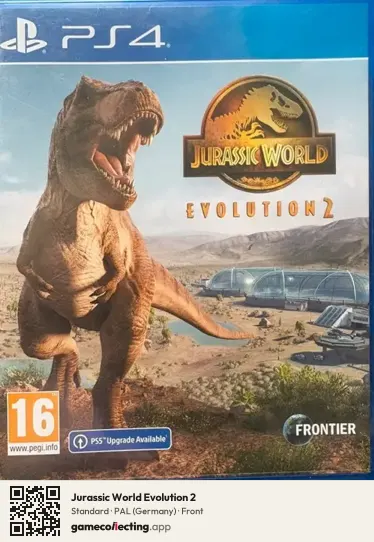 Jurassic World Evolution 2 PlayStation 4, Germany box front