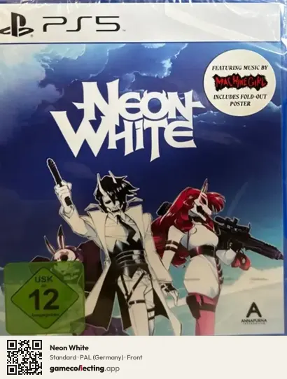 Neon White PlayStation 5, Germany box front