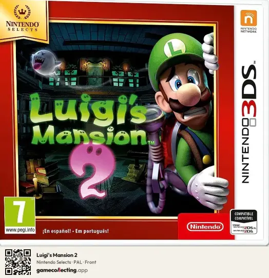 Luigi's Mansion 2 Nintendo 3DS, PAL box front
