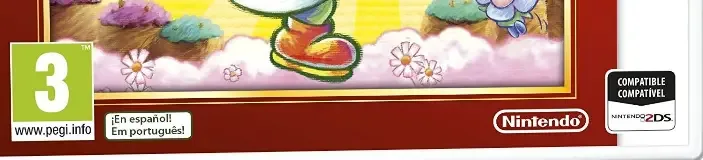 Yoshi's New Island, the PEGI square on its front