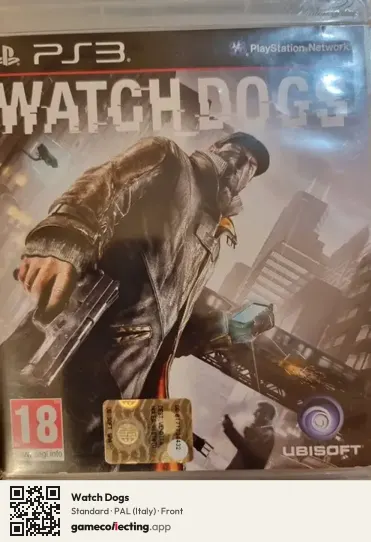 Watch Dogs PlayStation 3, Italy box front