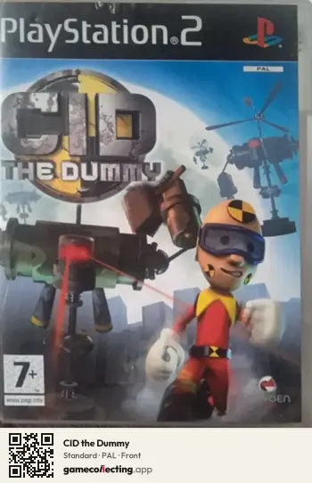 CID the Dummy PlayStation 2, PAL box front