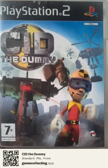 CID the Dummy PlayStation 2, PAL box front