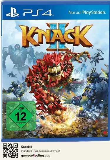 Knack II PlayStation 4, Germany box front