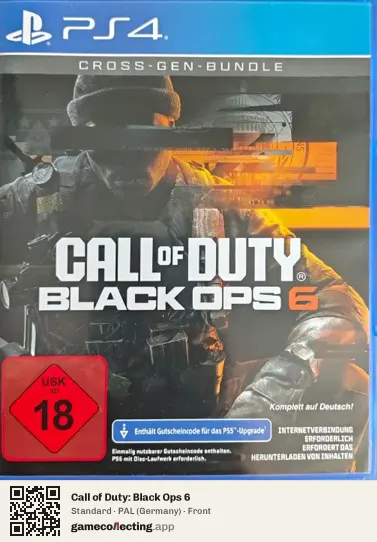 Call of Duty: Black Ops 6 PlayStation 4, Germany box front