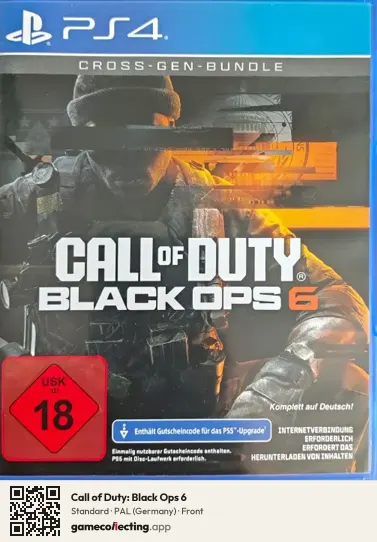 Call of Duty: Black Ops 6 PlayStation 4, Germany box front