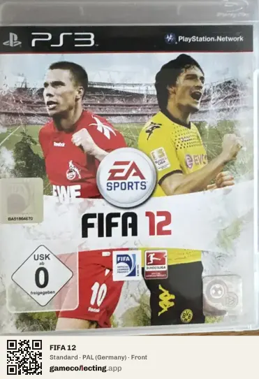 FIFA 12 PlayStation 3, Germany box front