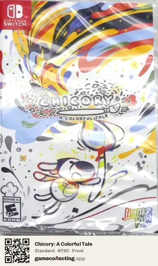 Chicory: A Colorful Tale Nintendo Switch, NTSC box front