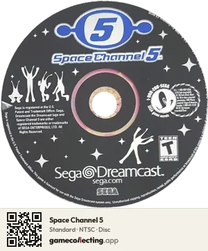 Space Channel 5 Sega Dreamcast, NTSC disc