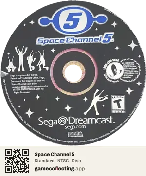 Space Channel 5 Sega Dreamcast, NTSC disc