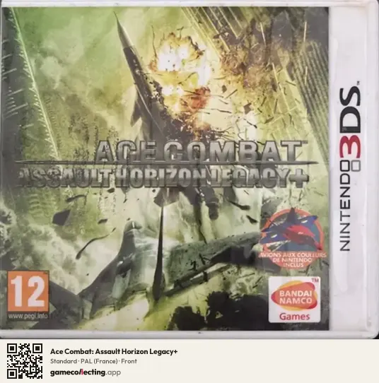 Ace Combat: Assault Horizon Legacy+ Nintendo 3DS, France box front