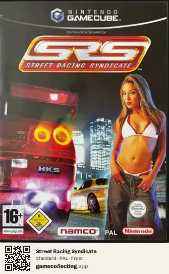 Street Racing Syndicate Nintendo GameCube, PAL box front