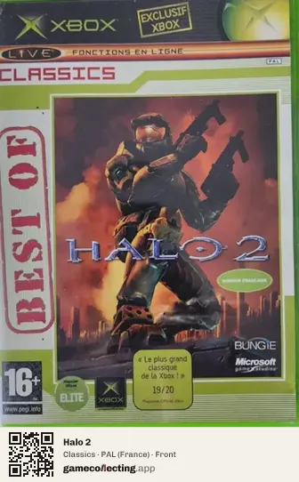 Halo 2 Xbox, France box front